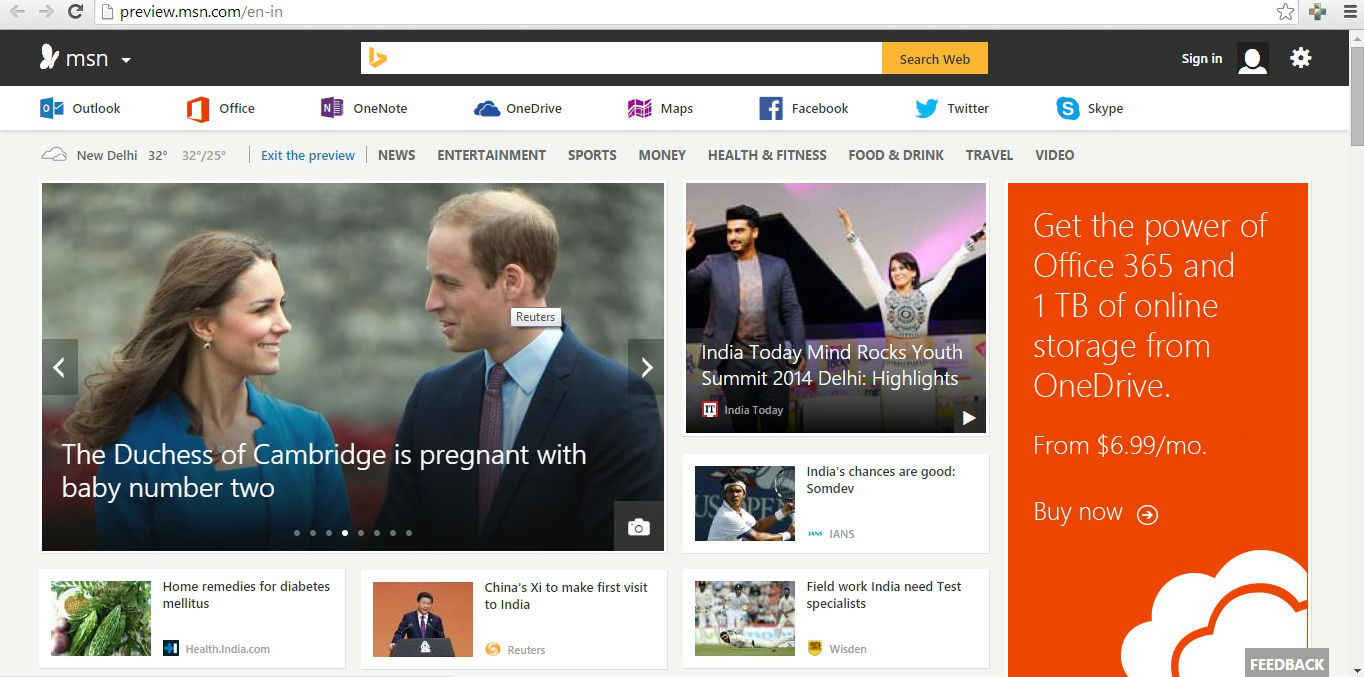 Microsoft Launches Redesigned MSN India Website